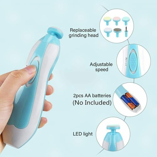 Electric baby nail - electric, kit