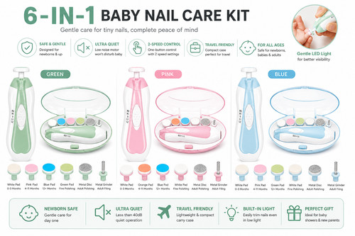 Baby nail trimmer - nail, electric